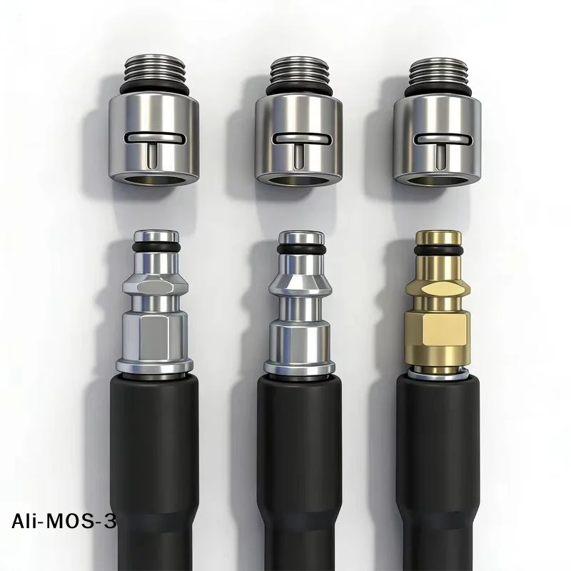 【S】1Pcs External Thread Connect Cleaning Nozzle Tips 1/4 3/8 Inch Pressure Washer Adapter K Series For Karcher/Lavor