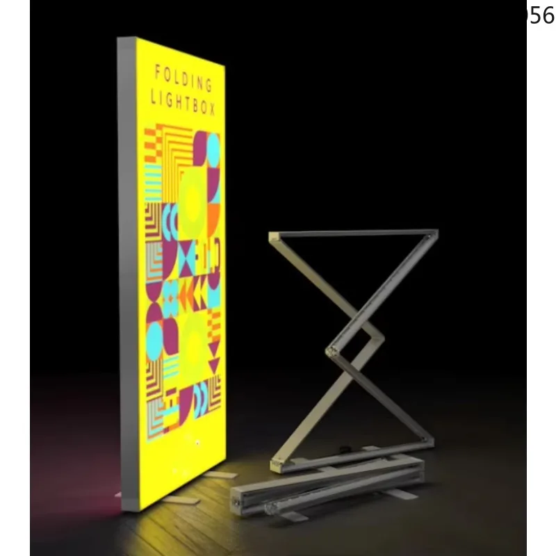 SEG LED Light Box Folding Lightbox for Tradeshow Backdrop Retail Use Shopping Mall Advertising LED Box
