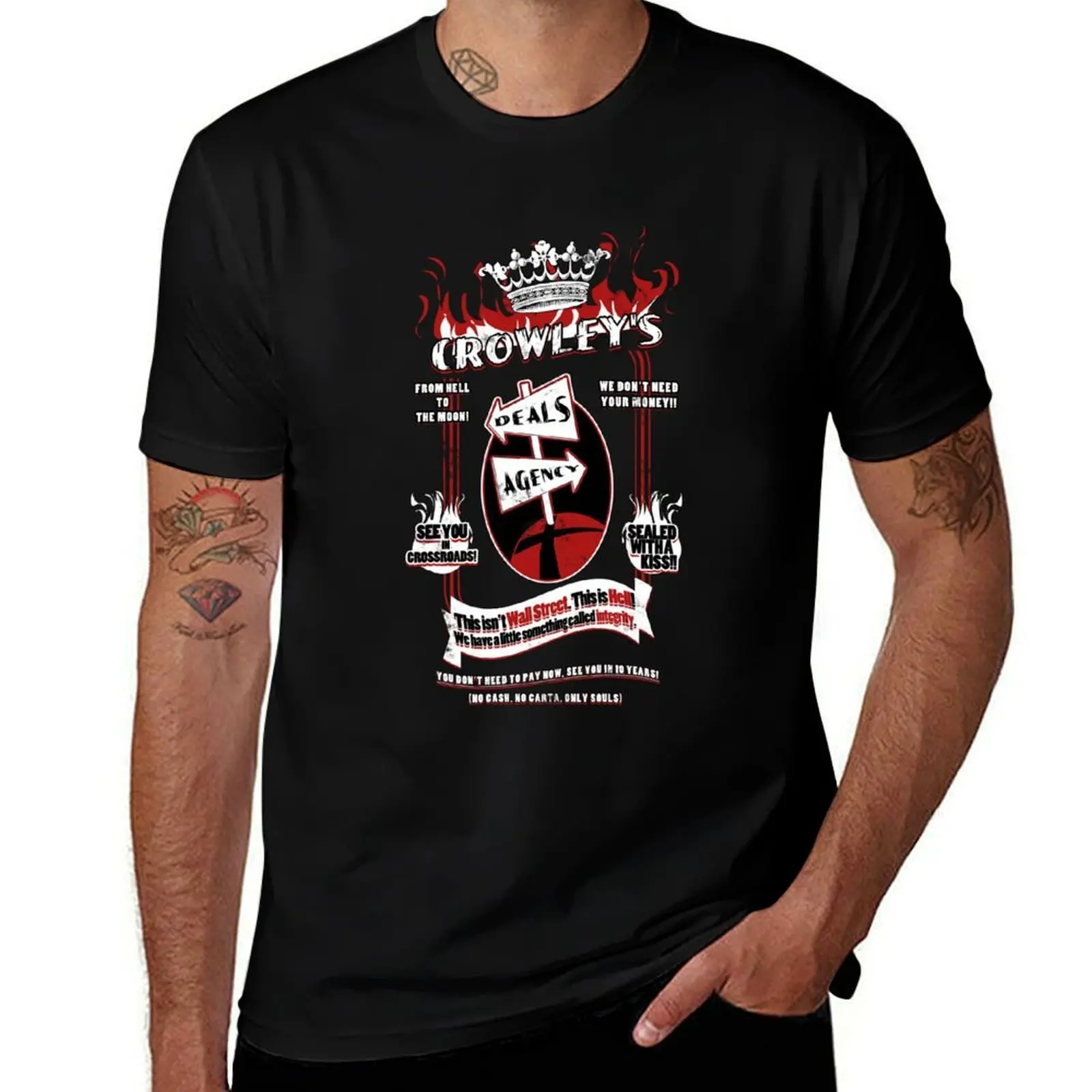 

Crowley's Deals Agency T-Shirt t shirts for man cotton man t shirt designer T-Shirt