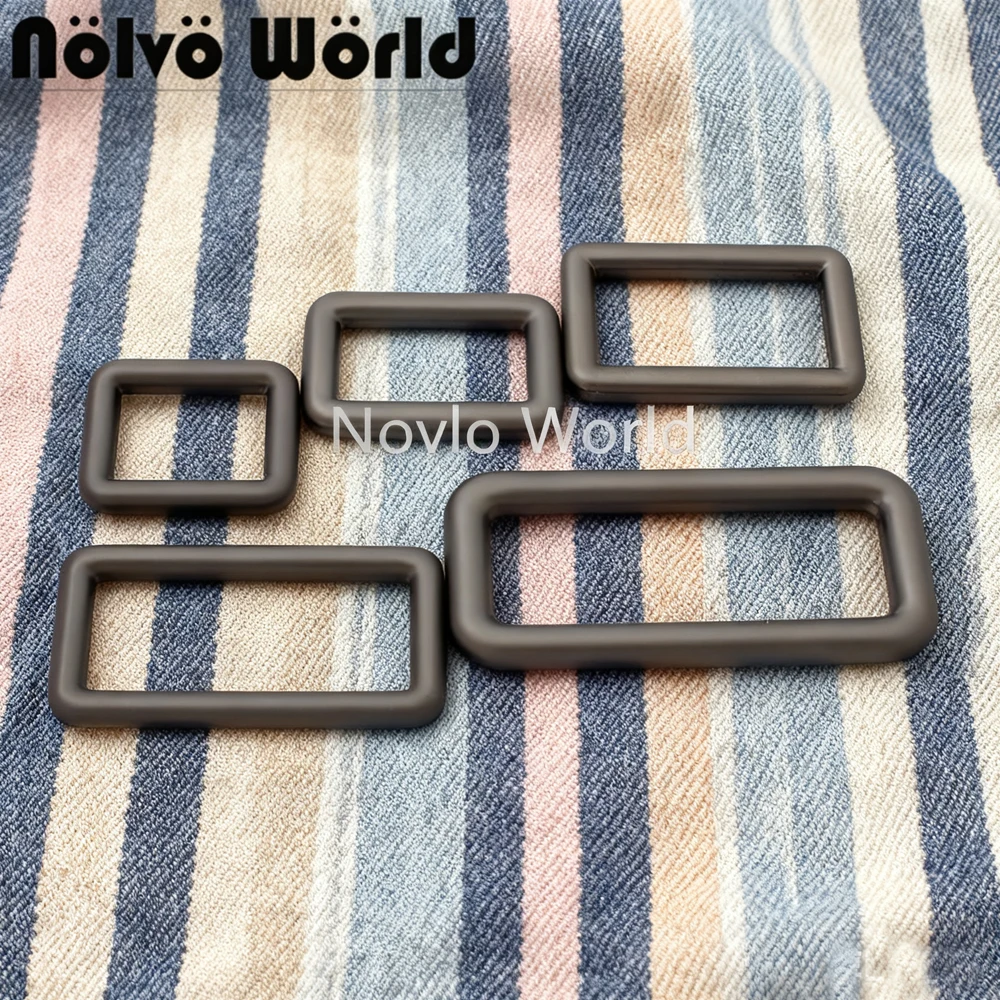 

10-50 шт., 5 цветов, 19 мм, 25 мм, 31 мм, 39 мм, 50 мм, матовые прямоугольные кольца для пистолета, сварная матовая пряжка, прямоугольные пряжки из сплава