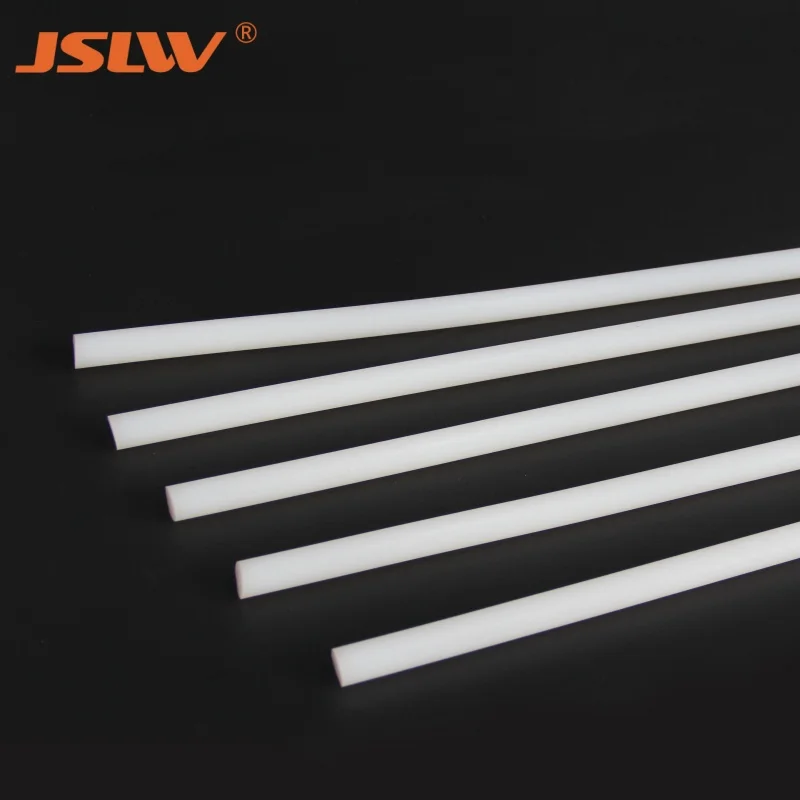 100mm PTFE Round Bar Dia 5~28mm Anti-Corrosion High Temp Plastic Rod