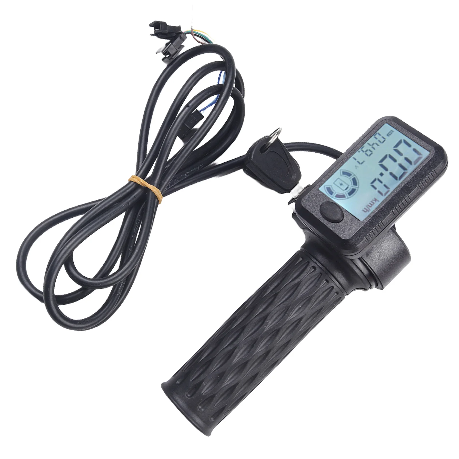 Hot Sales 36V 48V 60V  Electric Bicycle Scooter Gas Valve LCD Display Speed Black Mileage Battery Bicycle Power Replace Parts