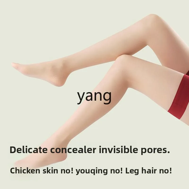 Yjq stockings half-over-knee women's ultra-thin non-slip thigh stockings