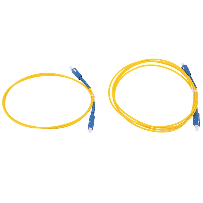 SC To SC UPC Fiber Optical Patch Cable Singlemode Simplex SMF 9/125μm Single Mode Bend Insensitive 3.0mm Fiber Optic Cord
