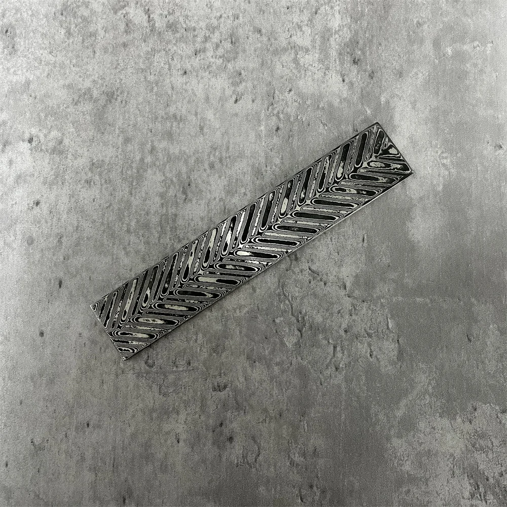 DIY Hand Make Knives Damascus Steel Billet Bar Steel Blade Steel Blank Forged Pattern Sandwich Steel for Damascus Knives Making