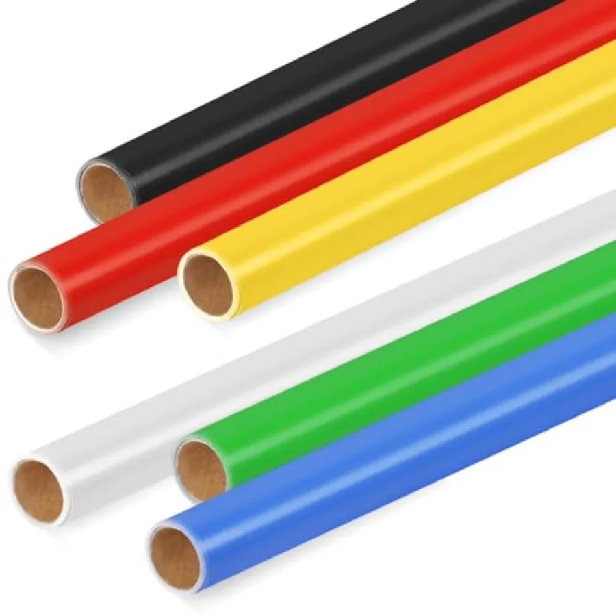 

6 Rolls Bulletin Board Paper Fade Resistant Colored Bulletin Board Paper Roll Bulk for Art Decor Drawing Craft Painting ft