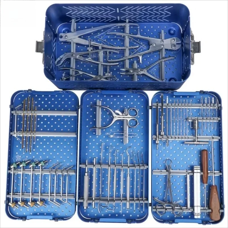 

Veterinary Orthopedic Implant Instrument Kit for Dogs/Cats/Pets 1.5/2.0/2.4/2.7mm Titanium Reusable Surgical Instruments