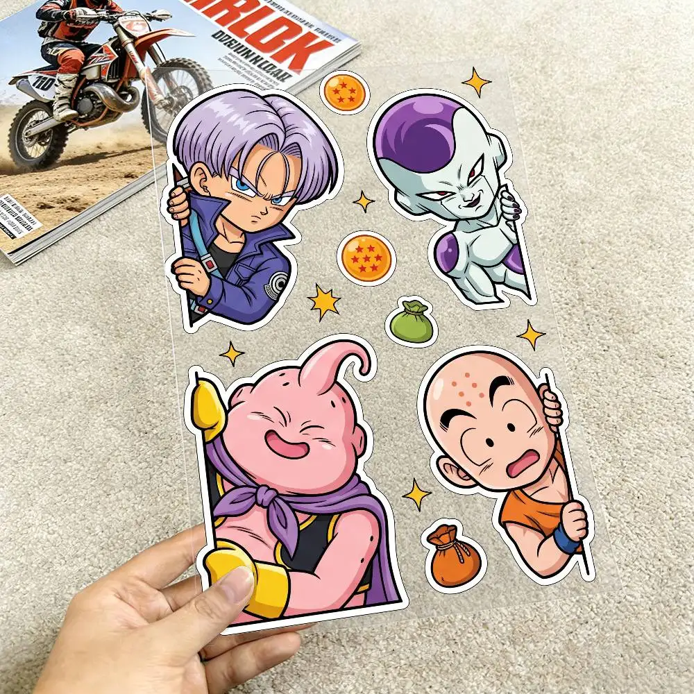 

DRAGON BALL GOKU Waterproof Reflective Motorbike Stickers Easy Peel Removable Decals for Motorcycle Car