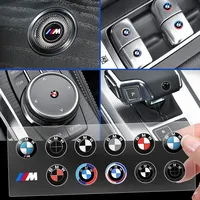 For BMW M X3 X5 X6  Car Interior Sticker Central control Decals Emblem Badge Limited edition For BMW M E34 E36 E60 E90 E46 E39 E