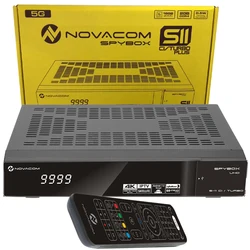 NOVACOM SPYBOX S11 CI/TURBO PLUS 4K IP TV SET TOP BOX SATELLITE RECEIVER