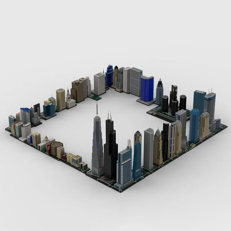 103737PCS MOC The 50 DIY The Fifties Diner Architecture Model Education Building Blocks Birthday Toys Gift