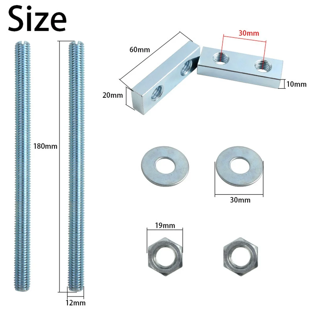 Sturdy Toilet Installation Kit Toilet Fixing Bolt Adjustable Rod Toilet Fixing Bolt Precise Positioning Flexible Installation