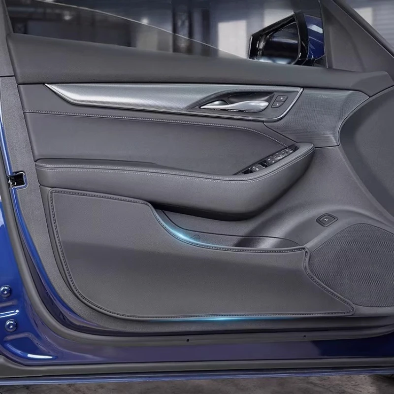 

Защитная накладка на дверь для Cadillac CT5, специальная модифицированная, утолщенная, износостойкая, кожаная, для защиты от царапин, аксессуар для интерьера автомобиля