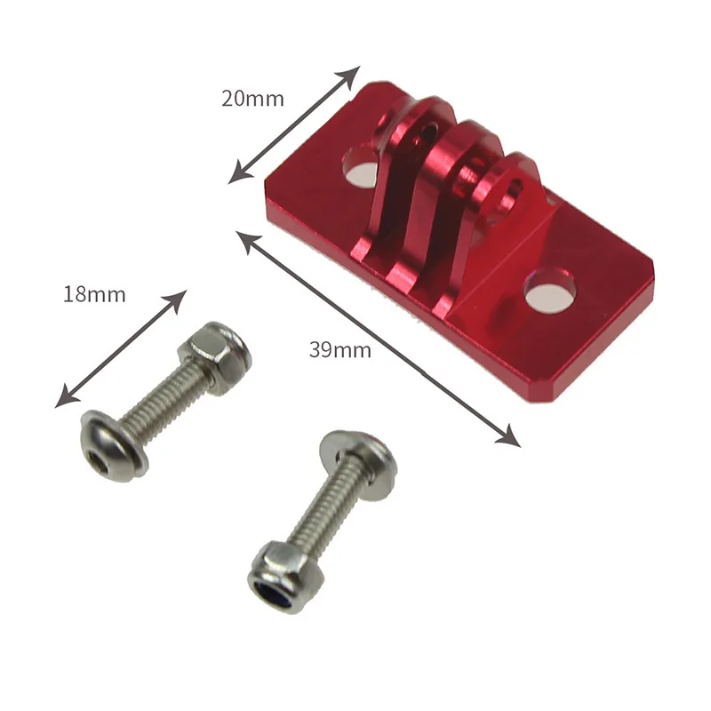 Aluminium Mini Stativ Kopf Helm Feste Adapter Halterung für Gopro Hero 13 11 10 9 8 7 6 5 Für Insta360 ONE R Action Kamera Radfahren – Detail 7