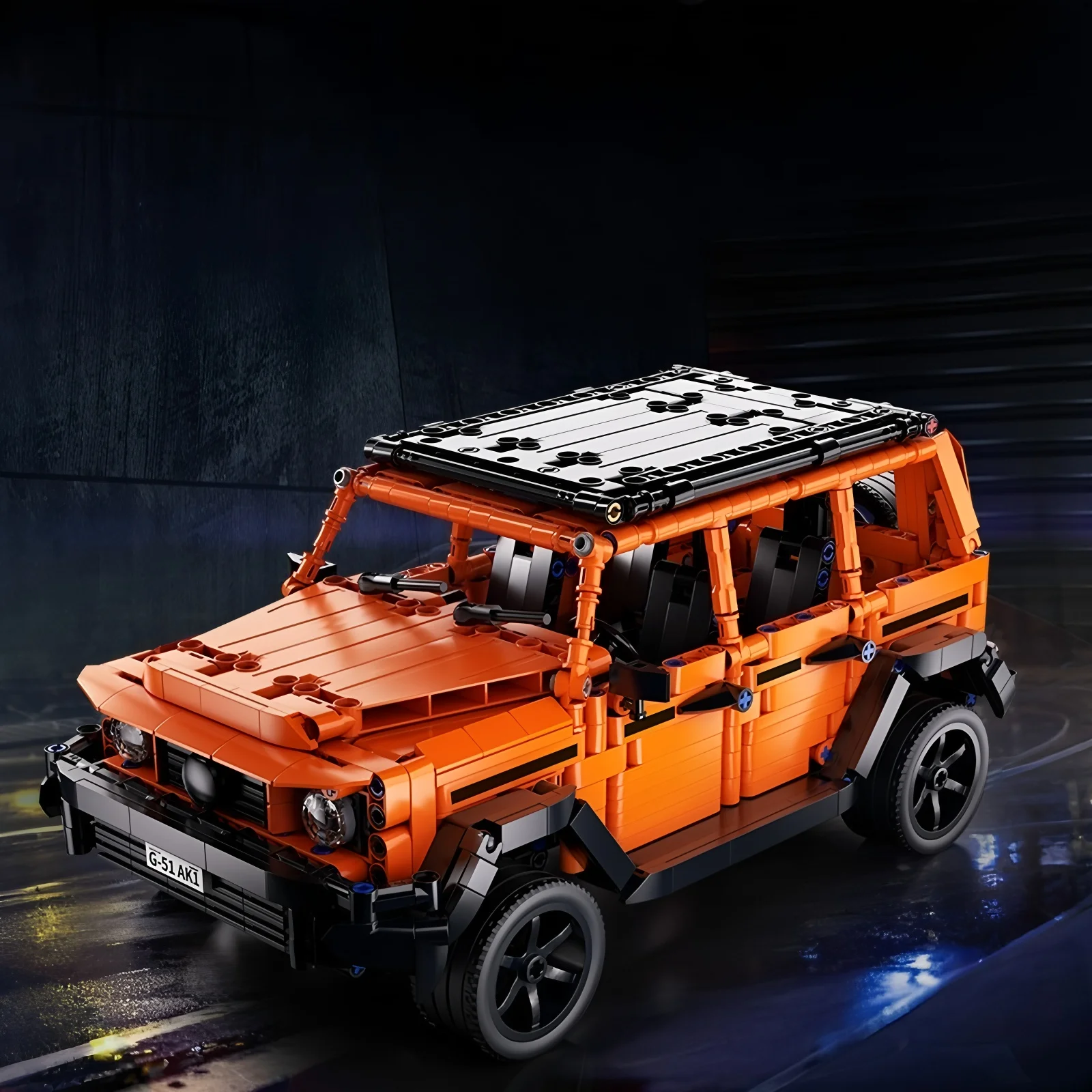 نموذج سيارة السباق الفني بنة التكنولوجيا 1:14 DIY Supercar بنة لغز لعب الأطفال والكبار DIY الهدايا