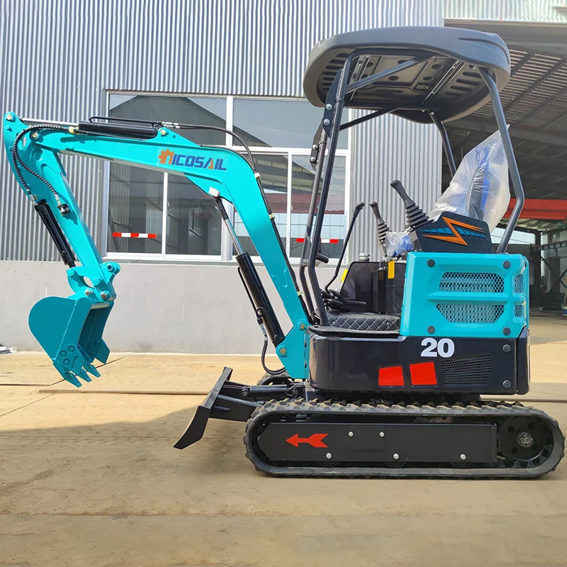 Customized For Sale China 2 Ton Hydraulic Mini Excavator Machine 2000KG Small Digger EPA/EURO 5 Crawler Excavator