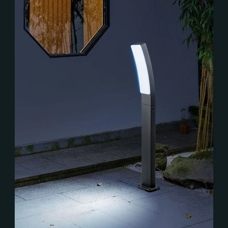 Cortile impermeabile esterno a Led, giardino, parco, luci da giardino con palo