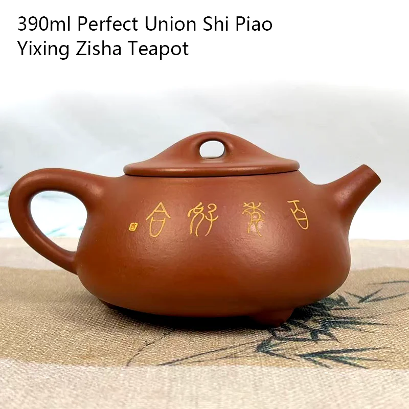 Authentic Yixing Shi Piao Zisha Teapot Exquisite Handmade Color Painting 