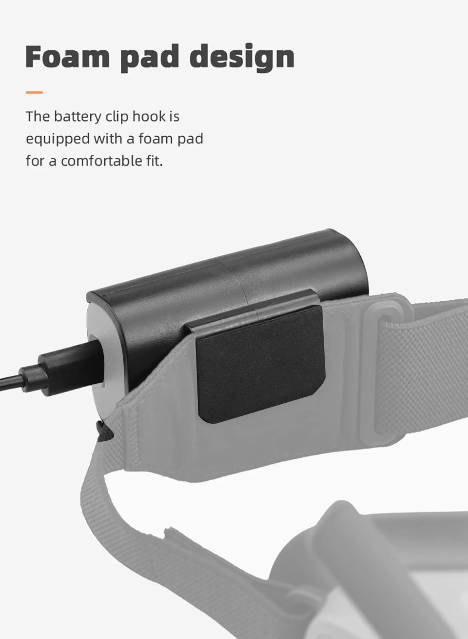 Tragbares Stromladekabel für DJI Goggles 2, Flugbrille, Stromversorgungsleitung + Rückclip für DJI Avata Drohnen-Akkuhalter – Detail 10