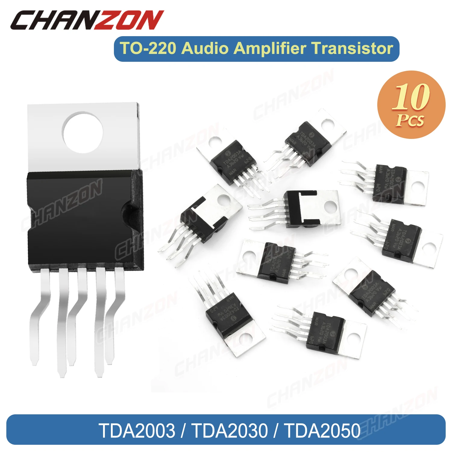 Original 10Pcs Tda2030 Tda2030A Audio Amplifier Short-Circu Tda2003A Tda2050A Tda2003 Tda2050 to-220 High Quality Transistor BJT