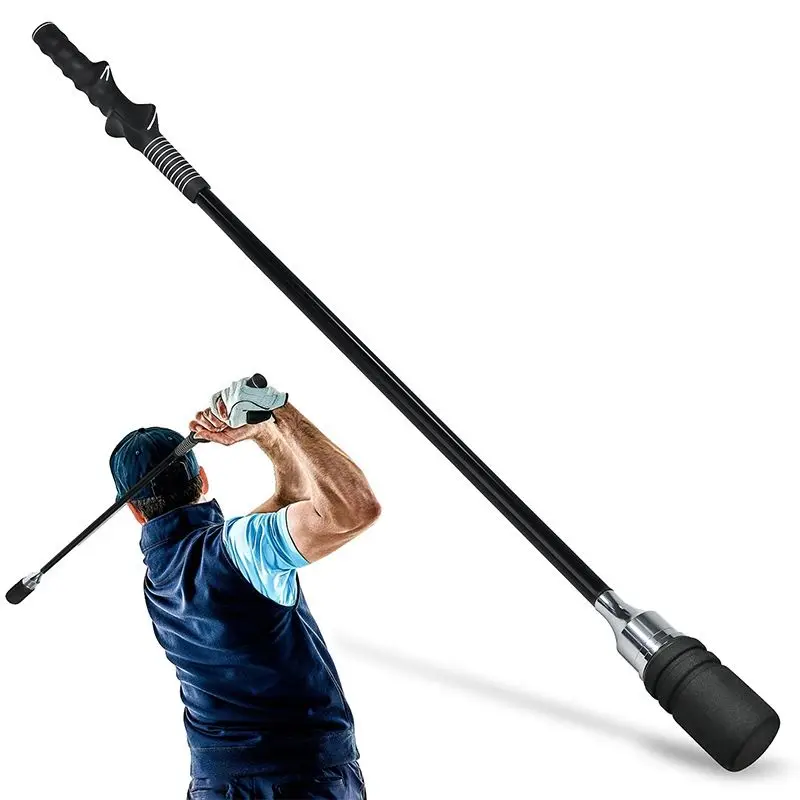 

Golf Grip Swing Speed Trainer with Click Stick Tempo System Improve Flexibility Rhythm Warm Up for Indoor Outdoor Use