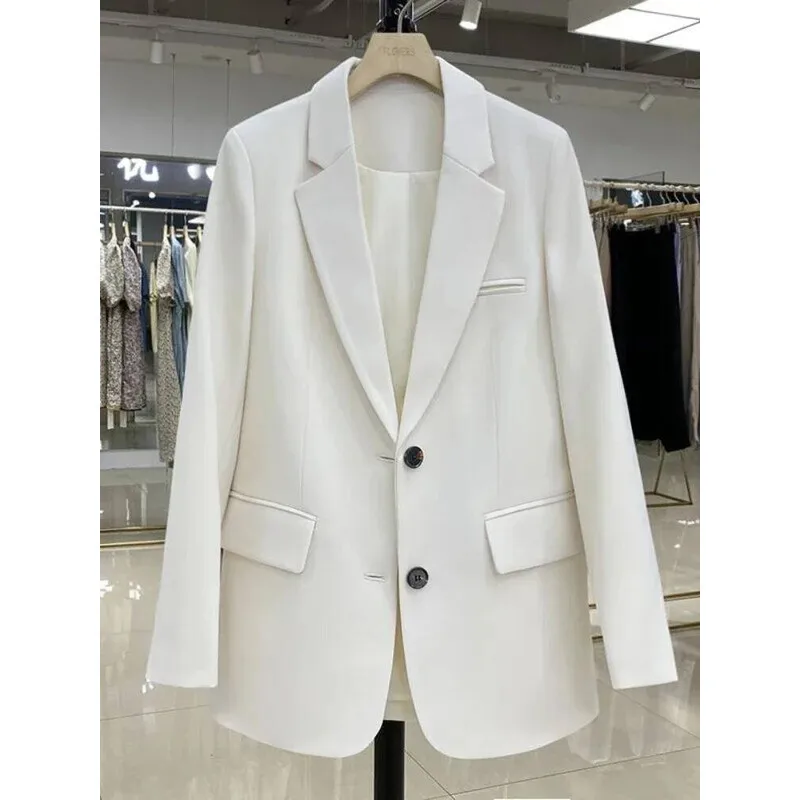 Giacche Cappotto rosa Casual sciolto Versione coreana Abito piccolo da donna Design Sense Blazer da donna