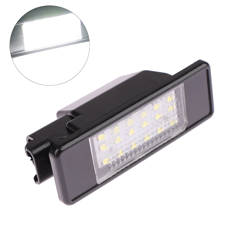 1/2 pz lampada numero di licenza per 106 1007 207 307 308 406 407 508 607 per C2 C3 C4 C5 C6 C8 DS3 numero di targa luce a LED