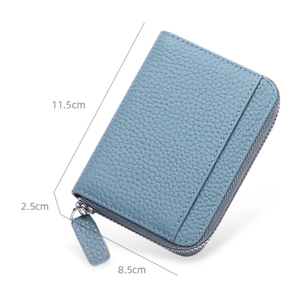 Genuine Leather Card Bag / RFID Anti-theft Card Holder / Multi-function Zero Wallet / Business Card Holder