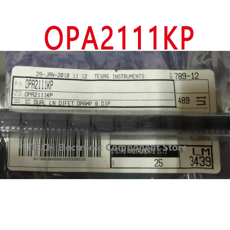 1pcs/lot Original OPA2111KP OPA2111 Dual OP AMP For Tube Sound Audio Preamplifier Amplifiers DAC 100% New and Genuine