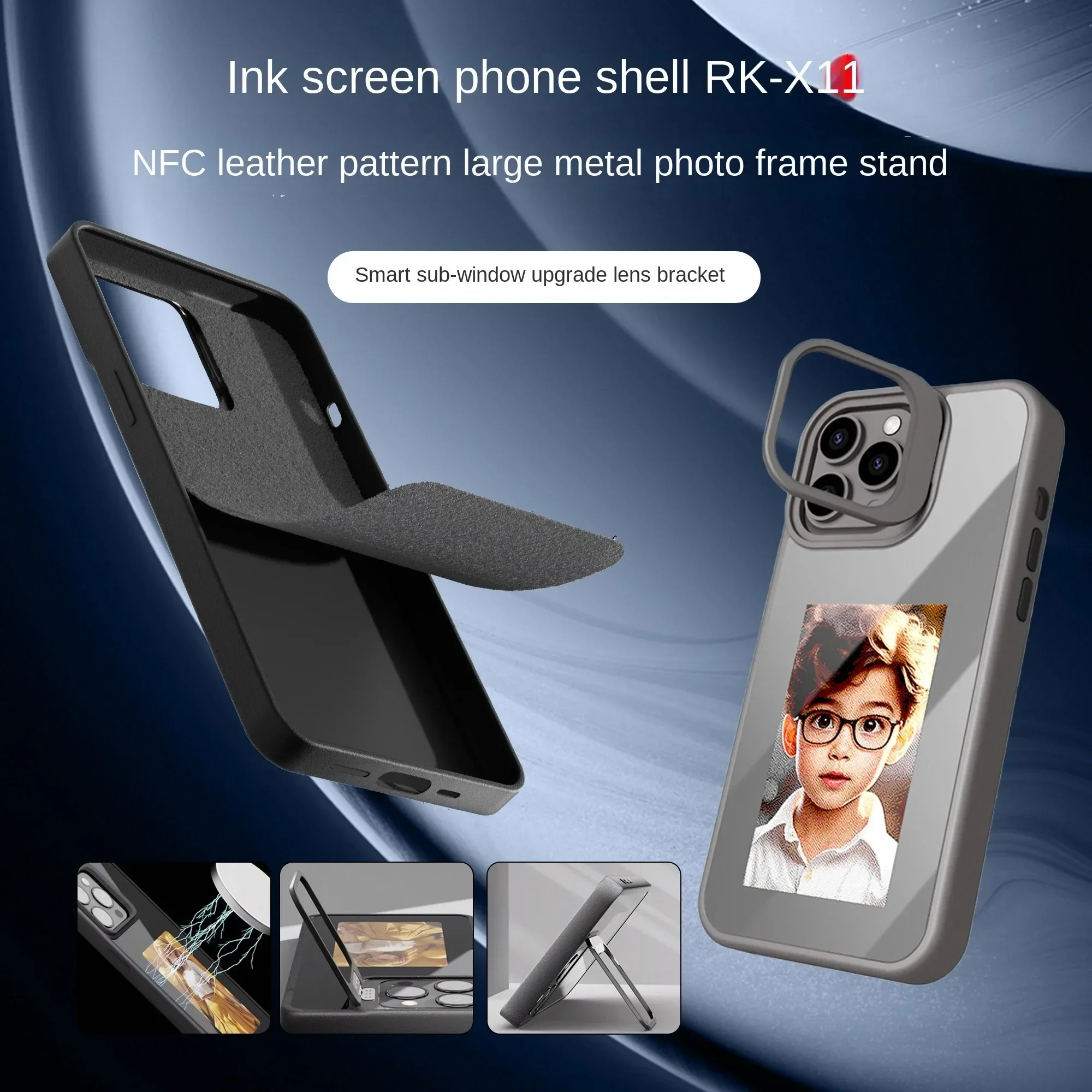 Imagem -06 - Capas de Telefone de Tinta Nfc para Iphone Protetor Liso Desenhos Animados Proteção Capa Anti-batida High-end Foto Faça Você Mesmo 13 14 15 16 Pro Max