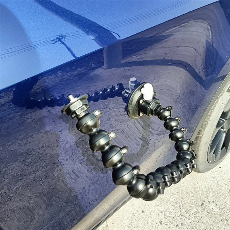 Strumento per la riparazione di ammaccature per auto con ventosa per pompa a mano A95I, riparazione di ammaccature per porte di danno allegrate, con estrattore di ammaccature per carrozzeria automatica con perno filettato M8