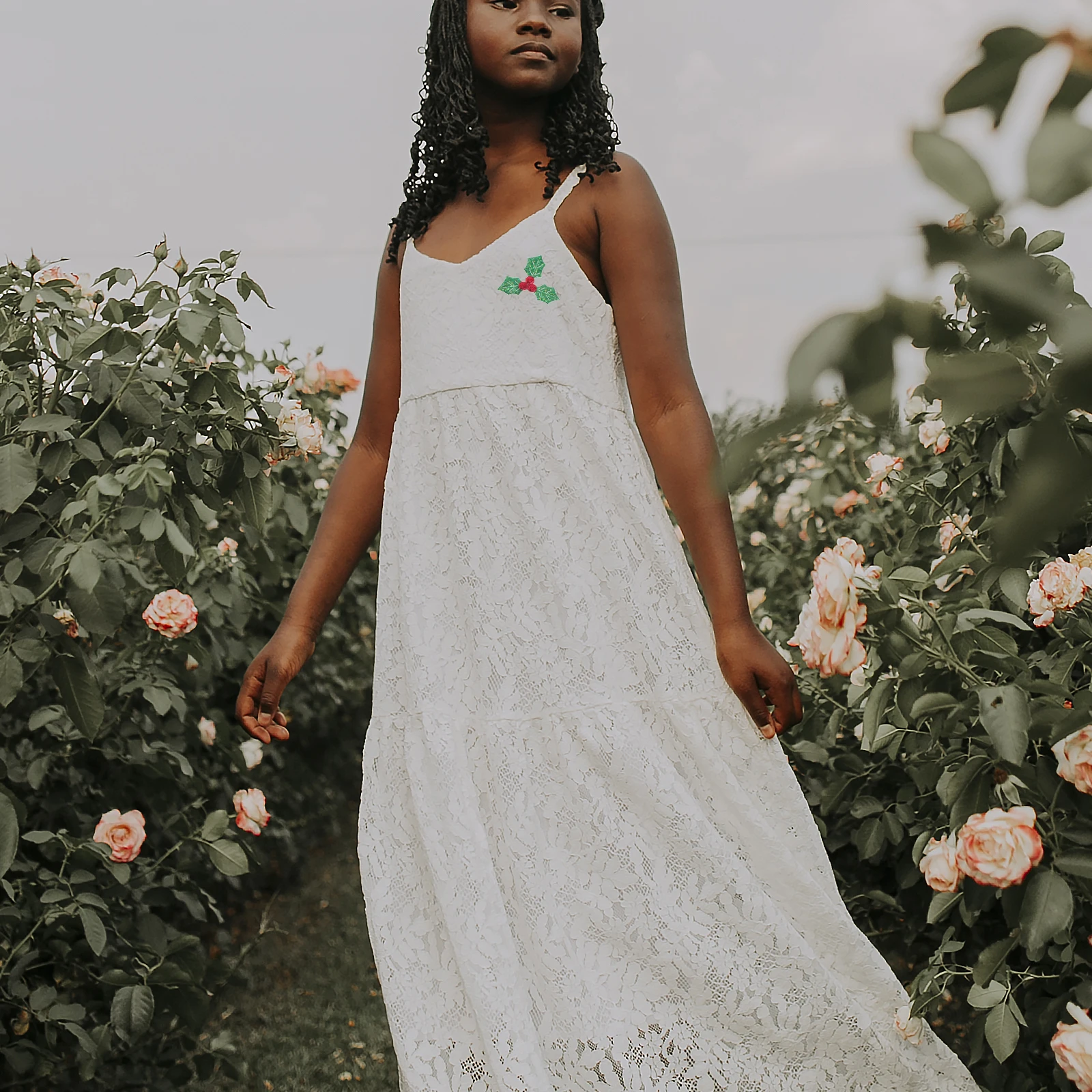 

100Pcs Christmas Decor Holly Berries Applique Premium Material Xmas Trees Wreath Ornaments DIY Crafts Gifts Decoration