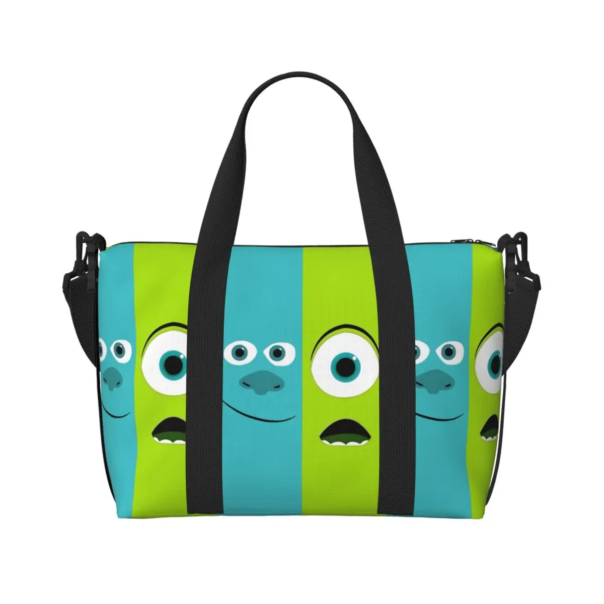 

Сумка-тоут Custom M-Monsters Anime University для женщин, большая вместительная пляжная/спортивная/дорожная сумка через плечо