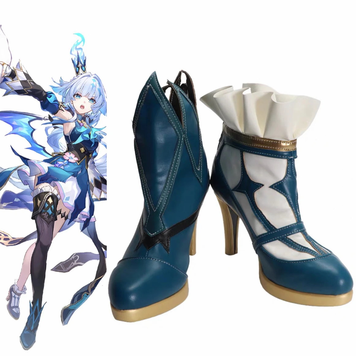 

Honkai：Star Rail Cerydra Cosplay Shoes Halloween Carnival Party Christmas Play Role Boots for Women
