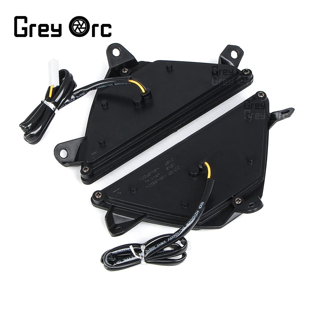 For Kawasaki ZX6R ZX-6R Ninja 300 400 650 1000 Ninja300 Ninja400 Ninja650 Ninja1000 LED Turn Signals Light 2 Wires Turning Lamp
