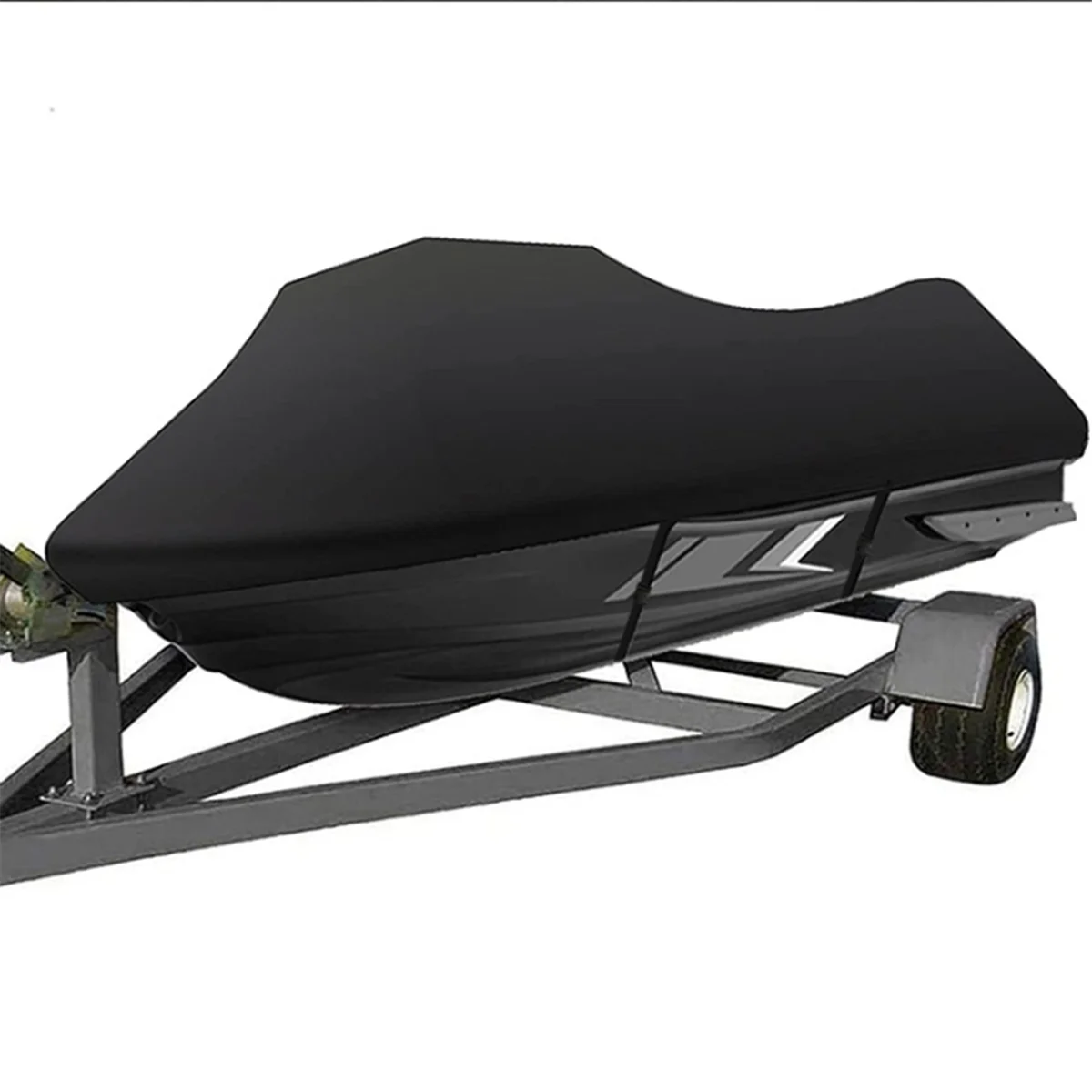 Imagem -03 - Jet Ski Tampa Impermeável 210d Capa Grau Marinho Proteção uv Seadoo Yamaha Kawasaki Waverunner Polaris