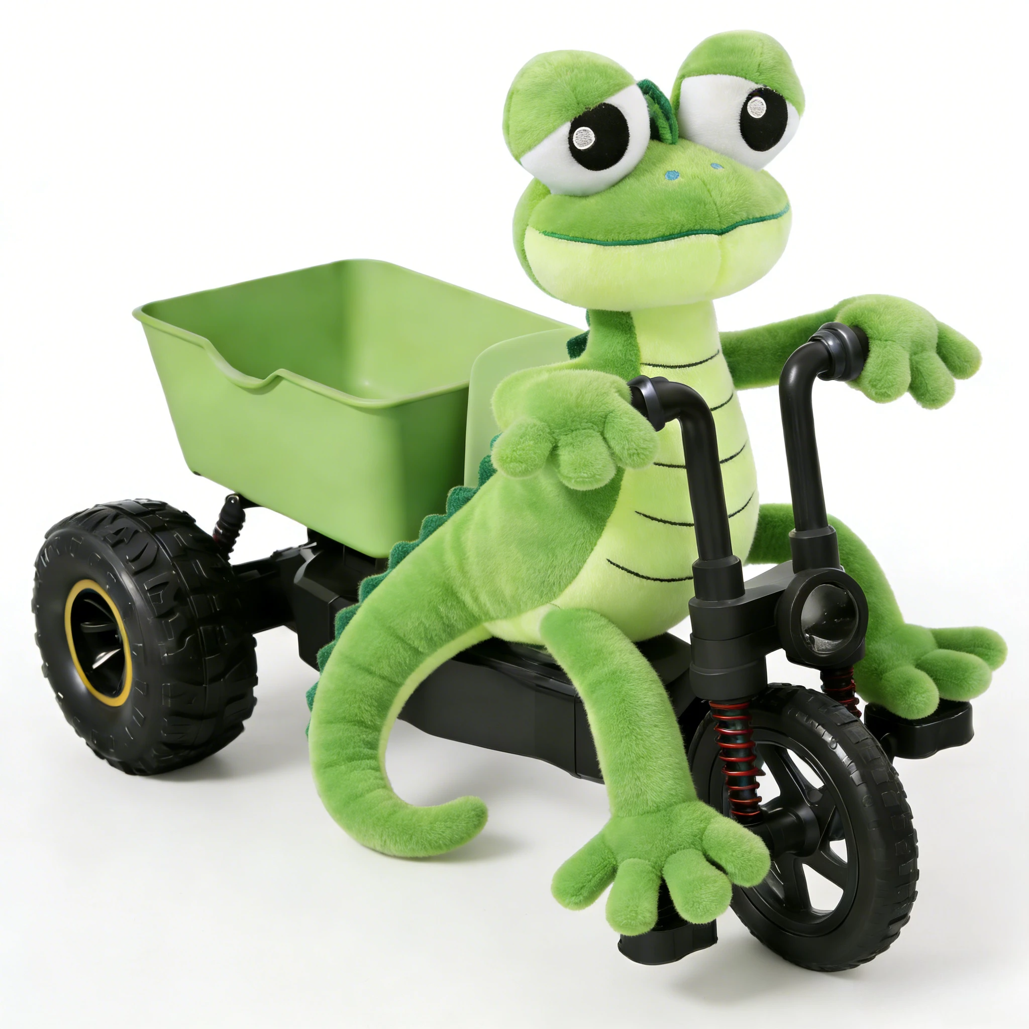 

New RC Drift Tricycle Toy with Cute Lizard Prince Plush | Remote Control Stunt Car for Kids | Birthday & Festival Gift