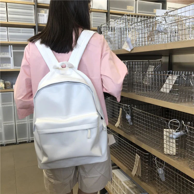 Neue weibliche Rucksack Dame hohe Kapazität pu wasserdichten College-Rucksack trend ige Frauen Laptop Schult aschen niedlichen Mädchen Reisebuch Tasche