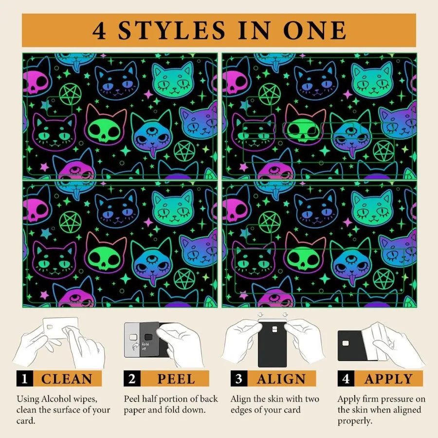 بطاقة الائتمان الجلد لطيف بطاقة الخصم الجلد تحريك 4 قطعة أنيق سليم المضادة للتجاعيد القابلة للإزالة بطاقة الائتمان تحريك لمفتاح النقل Ne