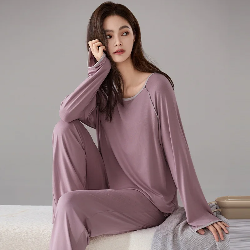 

women's clothing pajamas Four Seasons thin version new product comfortable keep warm sleep bathe outdoors at home exquisite