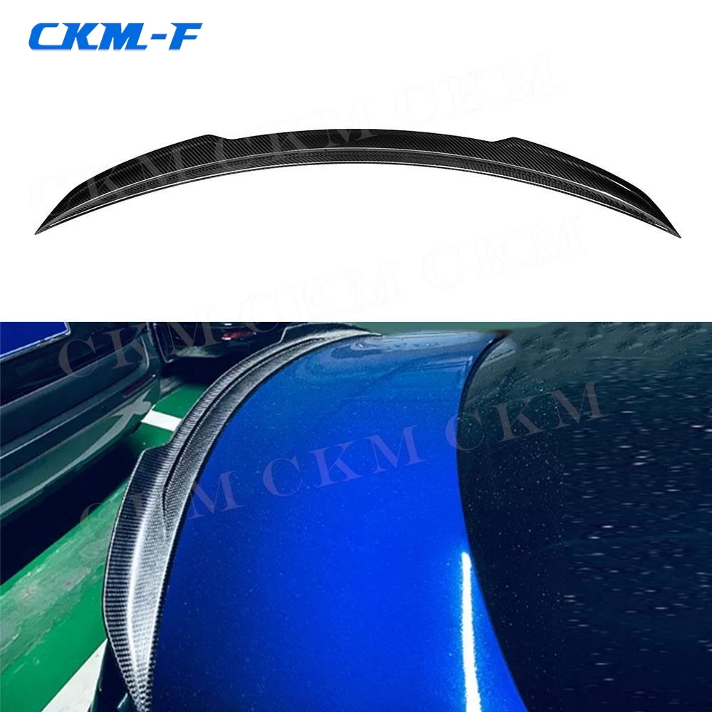 

for Mercedes Benz CLS Class W257 C257 Sedan 2018-2021 Dry Carbon fiber Rear Boot Spoiler X Style Trunk Duck Spoiler Lid Wing