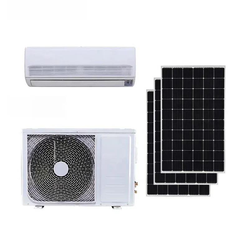 Solar Power Air Conditioner Split Unit 12000Btu For R410a for Home Use Easy Installation