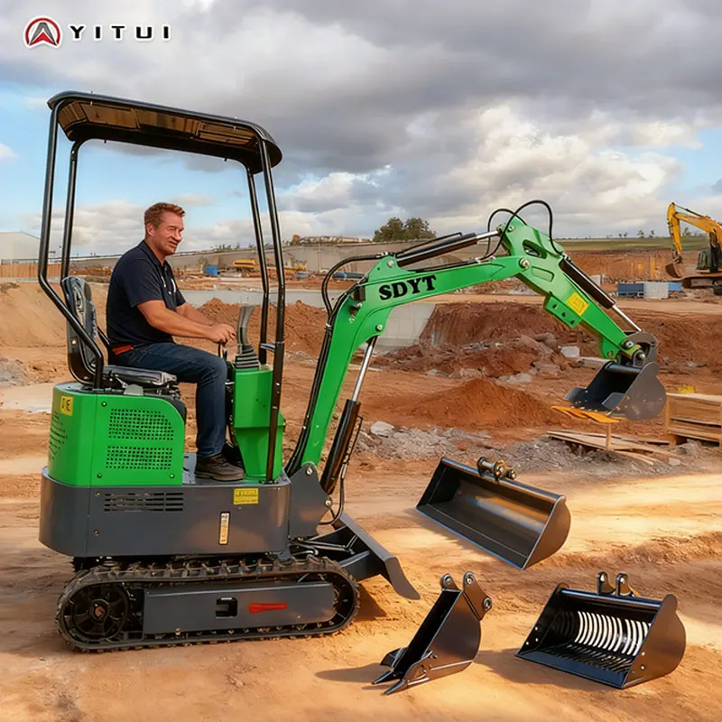 

Mini Excavator 1.2 Tons Multi-Accessory Customized Kubota Engine Hydraulic Agricultural Machiner High Quality Ce Epa Euro 5