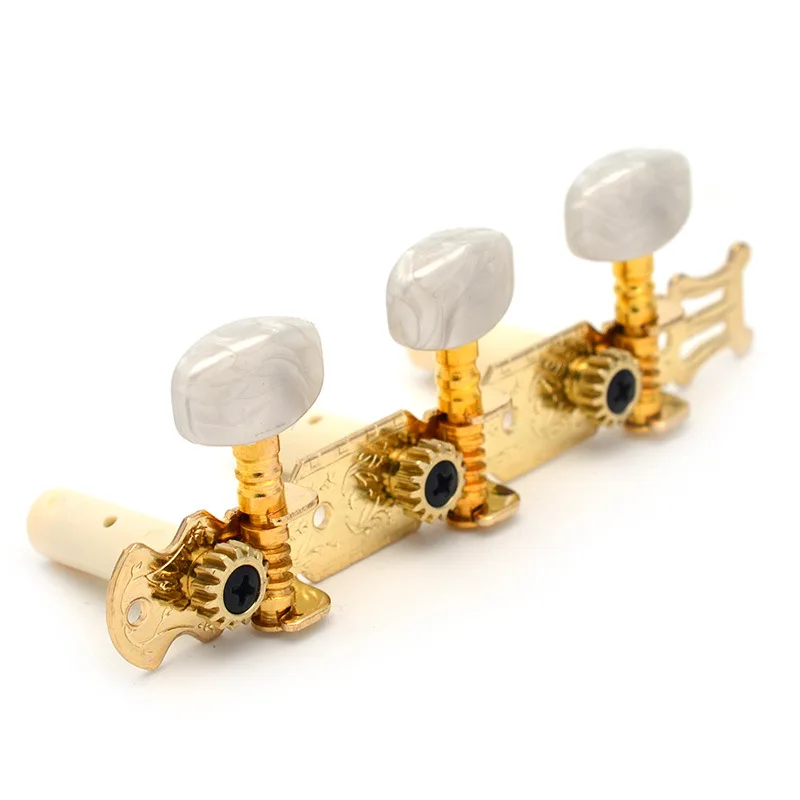 2Pcs/Set Classical Guitar Tuning Pegs Machine Head Tuners Keys 3L 3R Professional Metal Guitar Knob Parts