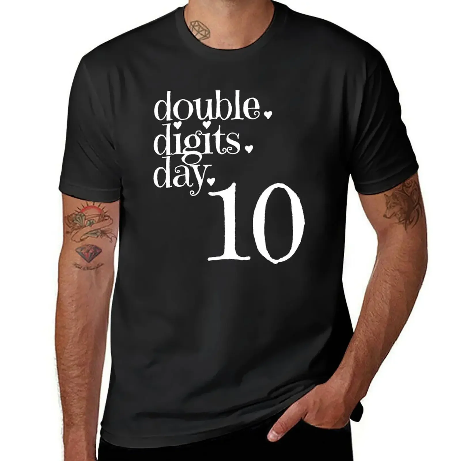 This Girl Is Now 10 Double Digits Shirt 10th birthday Gift T-Shirt Short sleeve tee oversized graphic tee black t-shirts for men