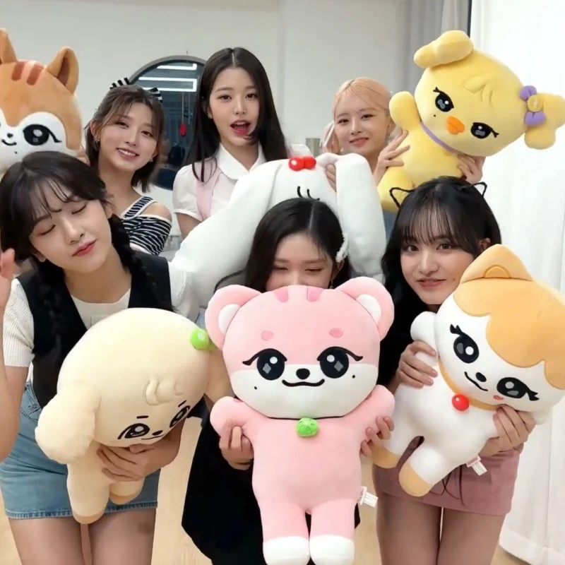 

Оригинальная плюшевая кукла в стиле Kpop Ive Minive Ganganji Dal-e Рей Naori Cherry Liz Cheez Erang-e Kpop Ive Doll Gaeul Leese Wonyoung Yujin