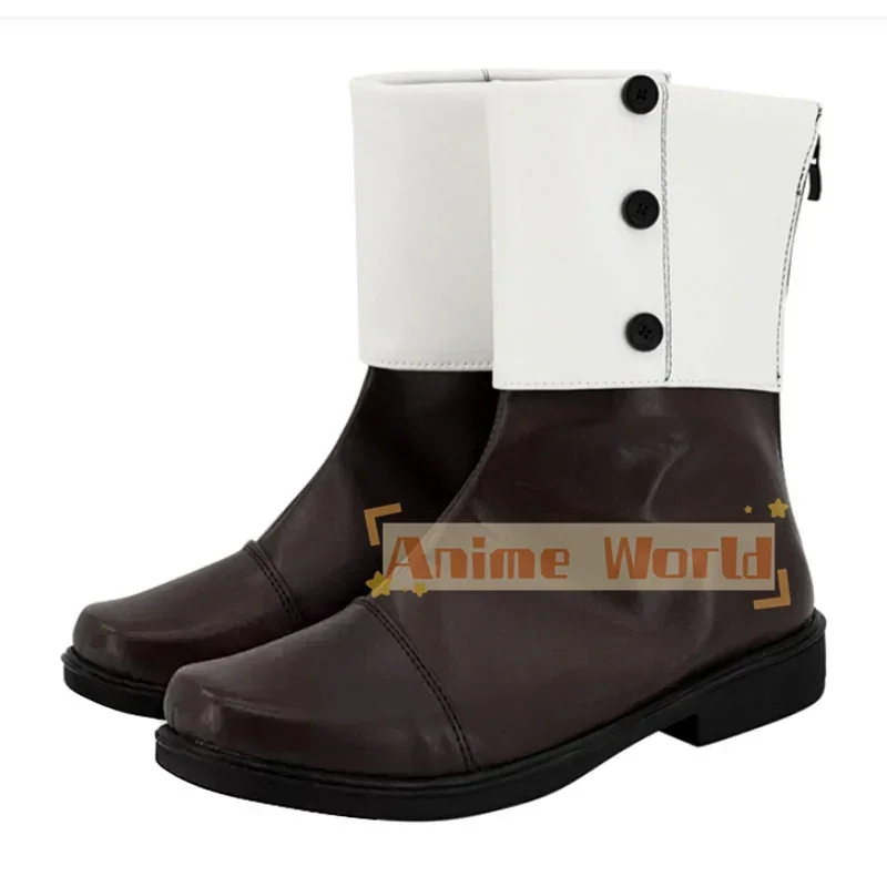 Metaphor: ReFantazio Travelling Boy Cosplay Shoes Boots PU Leather Halloween Carnival Accessories Cosplay Props Custom Made