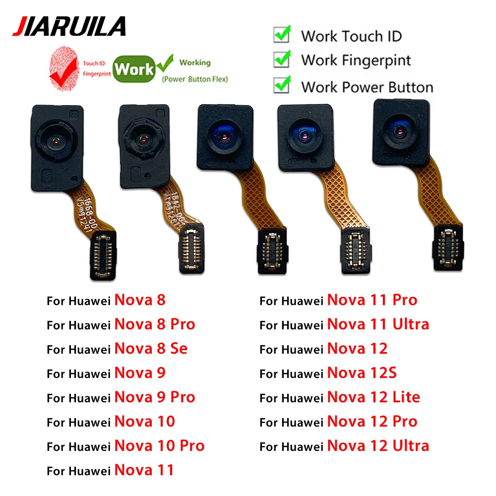 

NEW Fingerprint Sensor Home Return Key Menu Button Flex Ribbon Cable For Huawei Nova 8 Pro 8Se 9 10 Pro 11 Ultra 12s 12 Lite 8i