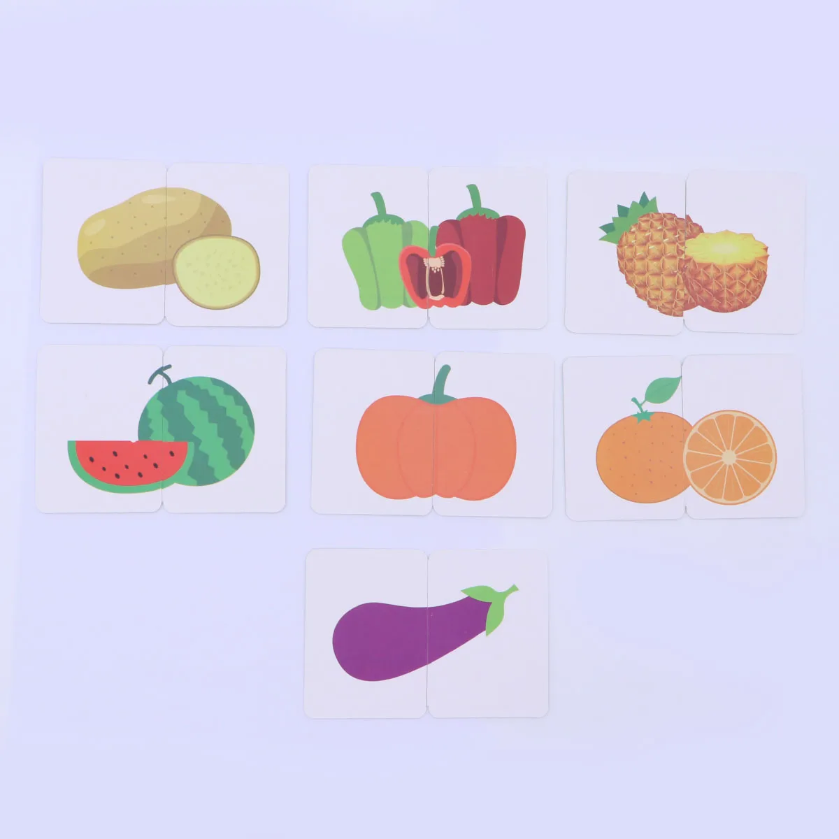 32 قطعة بطاقات فلاش محو الأمية الورق الصلب التعلم للأطفال الإدراك لغز بانوراما مطابقة لعبة التعليمية صندوق القصدير