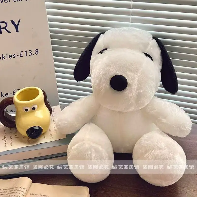 

40/60cm Snoopy Plush Toy Snoopy Stuffed Doll Children's Toy Snoopy Pillow Korean Lazy Style Home Decoration Gift For Girl